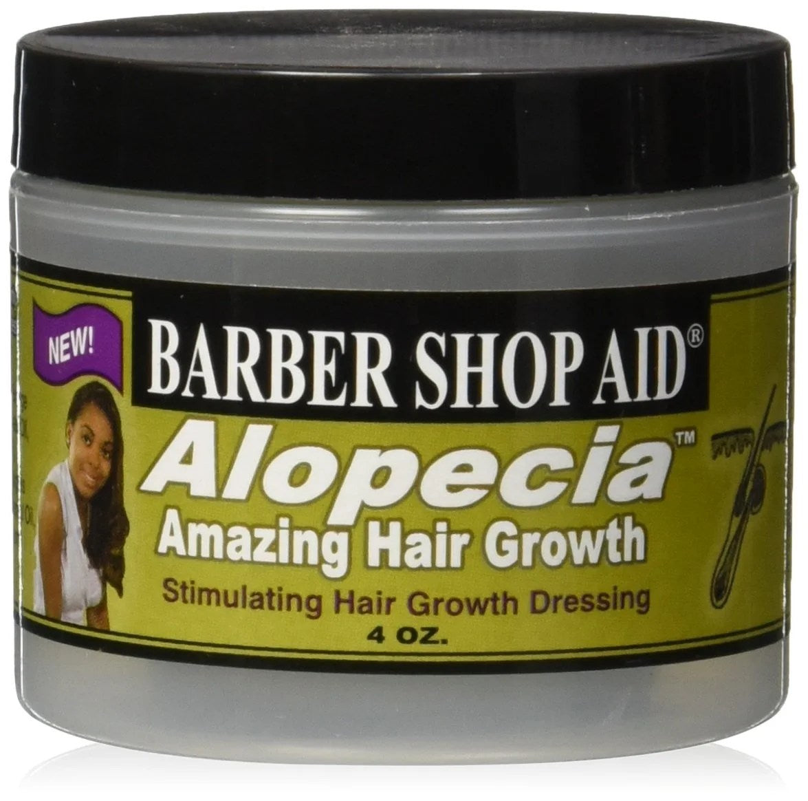 Barber Shop Aid Alopecia Jar- 4Oz