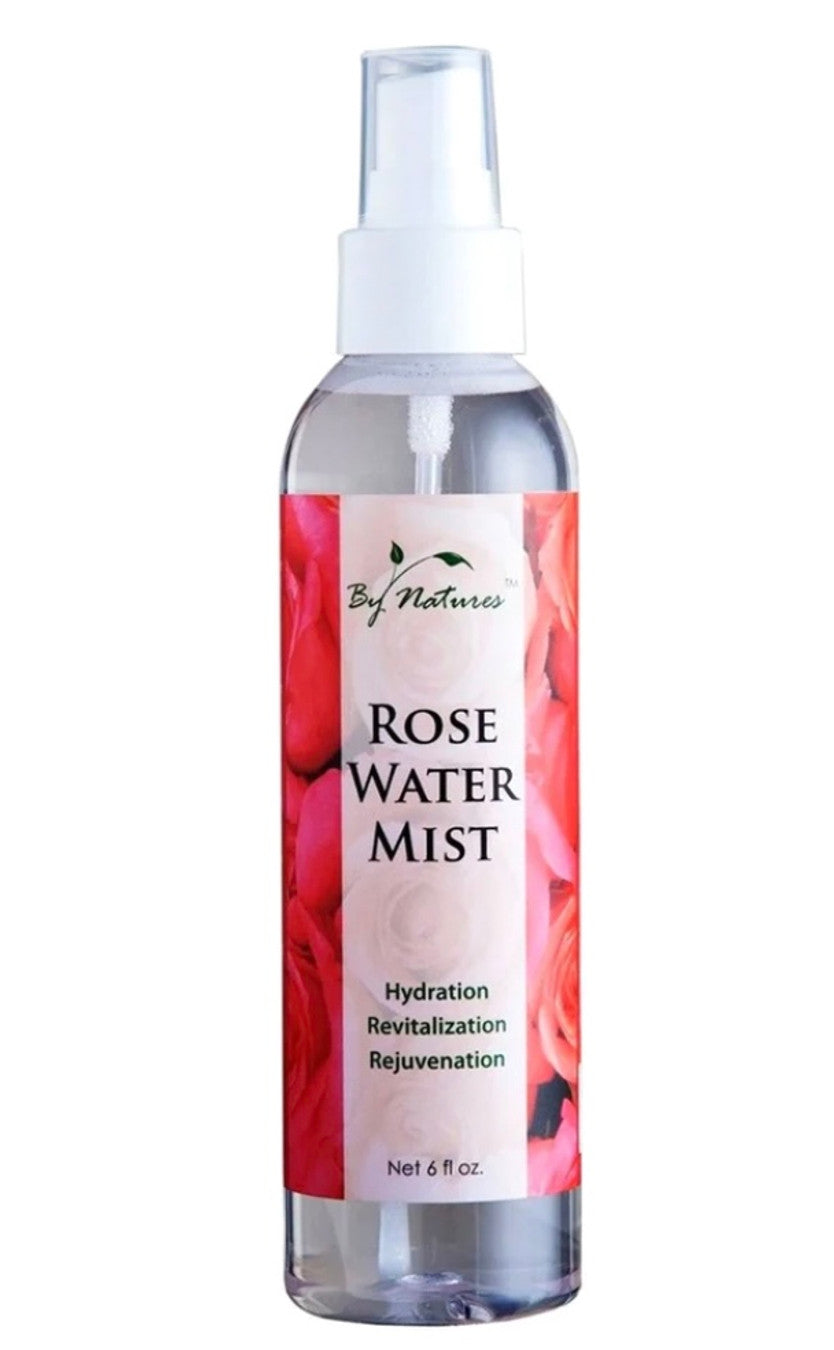 By Nature Rose Water Mist 6Oz
