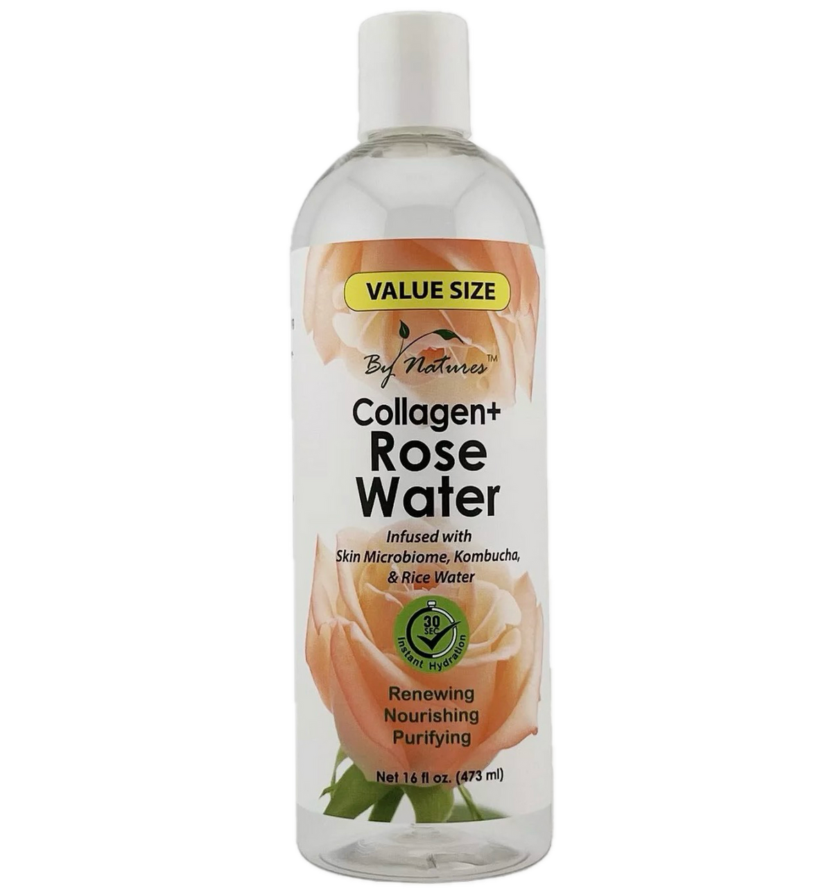 By Natures Collagen Rose Water 16Oz