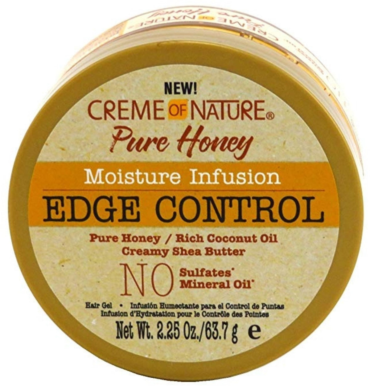 Con Pure Honey Curl Edge Control 2.25Oz