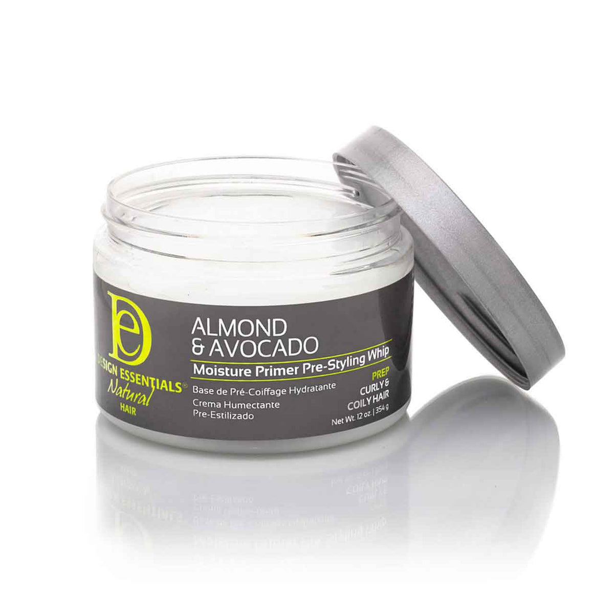 De Natural Moist Primer Pre-Styling Whip 12Oz