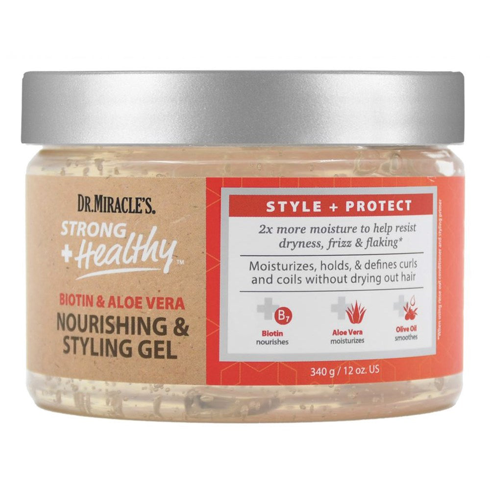 Dr Miracle B&Aloe Styling Gel 12Oz
