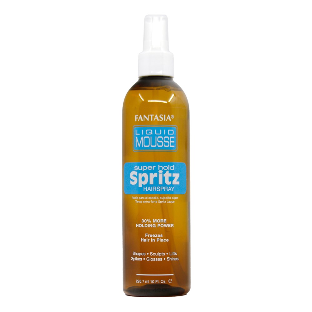 Fantasia L/M Super Hold Spritz 10Oz Blue