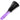 H2Pro Black With Pupple Gaff Detangle Brush