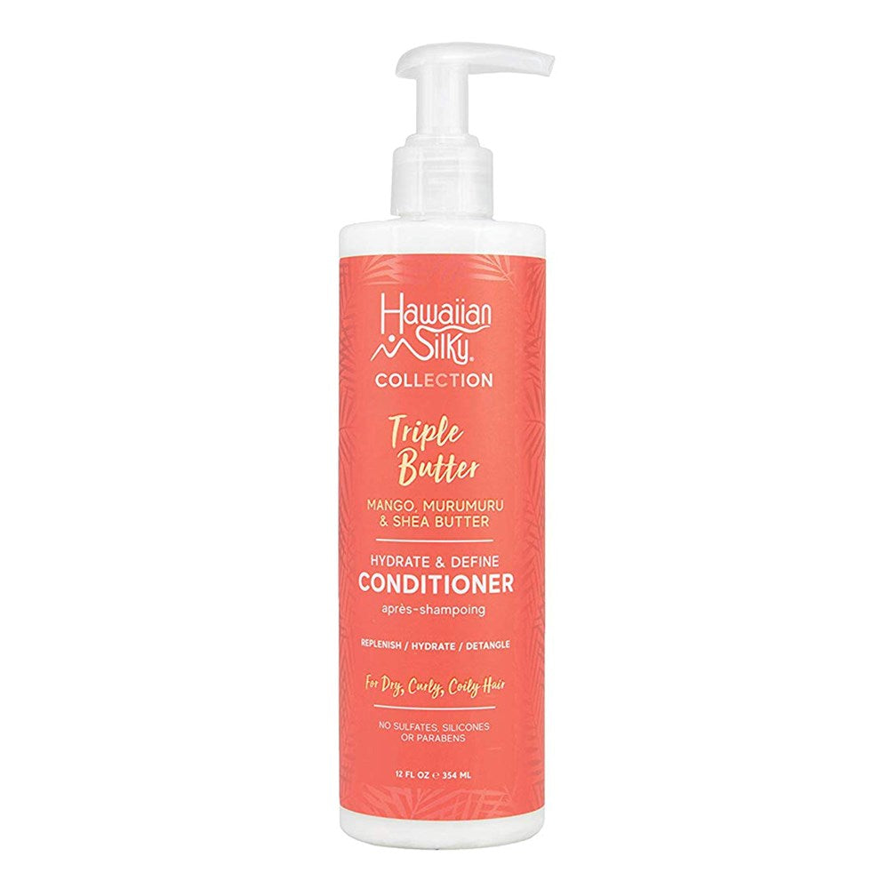 Hawaiian Silky Triple Butter Hydrate & Define Condition 12Oz