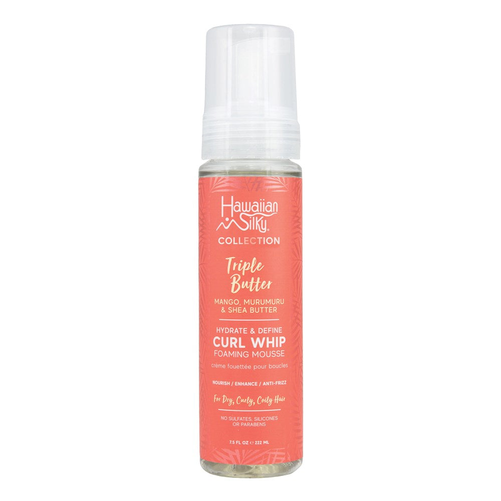 Hawaiian Silky Triple Butter Hydrate & Define Curl Whip Foaming 7.5Oz