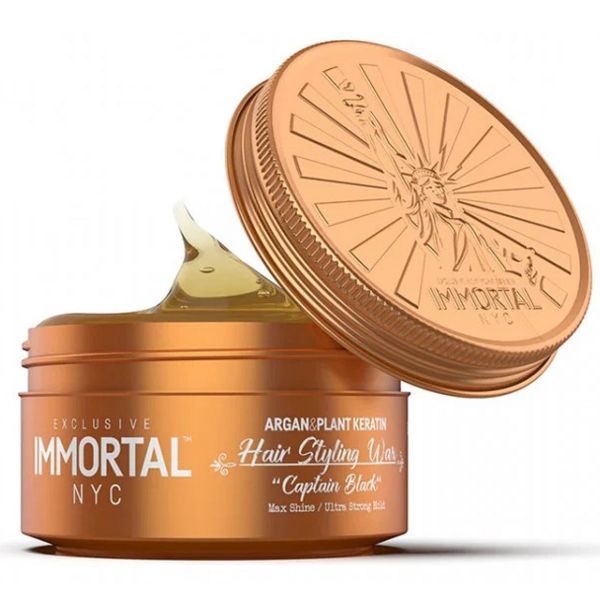 Immortal Nyc Hair Wax Captain Black 150Ml
