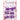 Ribbon Barrettes Purple Mix