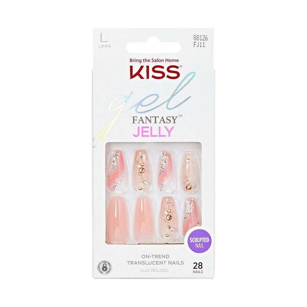 Kiss Jelly Fantasy Nails Fj11 1Pcs