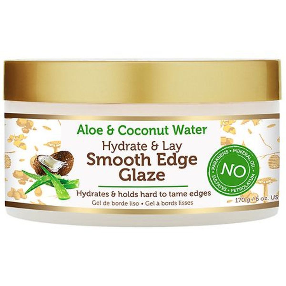 Aloe & Coconut Water Smooth Edge Glaze 6 oz
