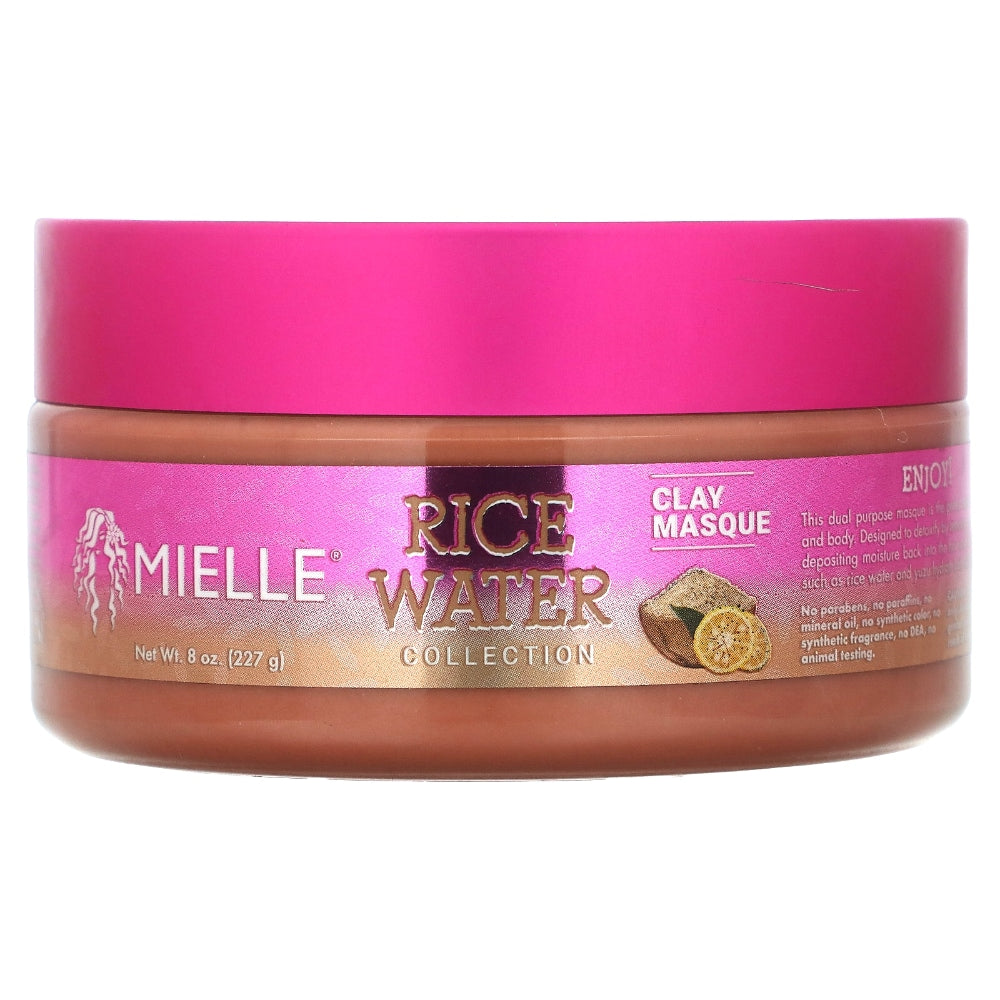 Mielle Rice Water Clay Masque. 8Oz