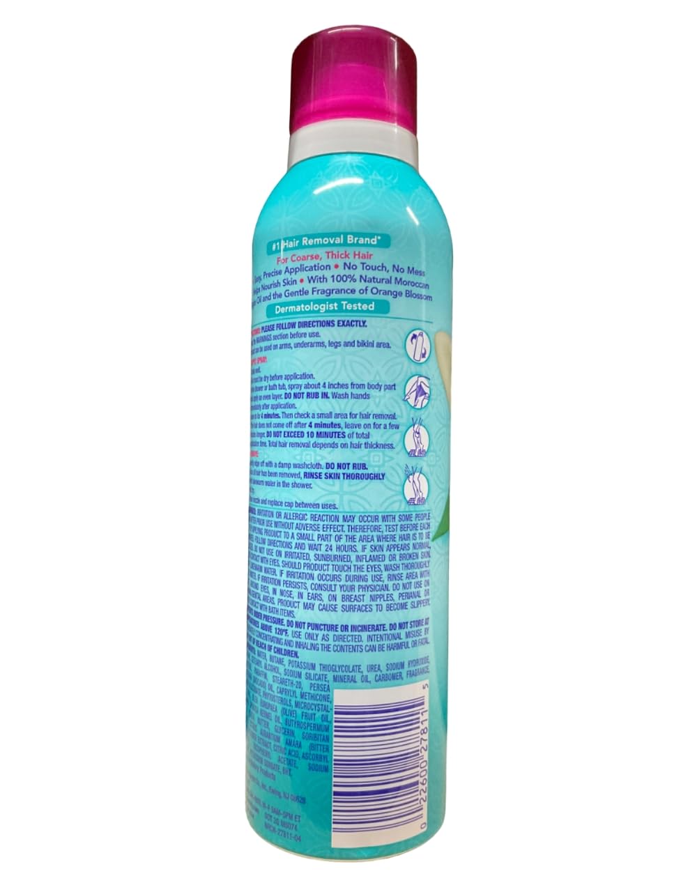 Nair Spray Away Moroccan Argan Oil 7.50Oz