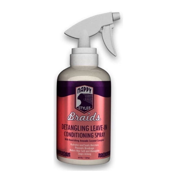 Nappy Ns Braid Detang Leave In Spray 8Oz `10`10