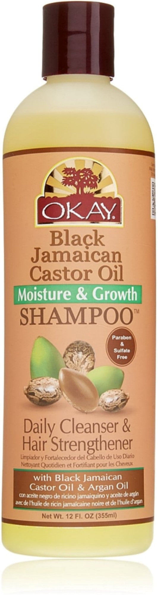 Okay Black Jamaican Castor Oil Shamp.12Oz