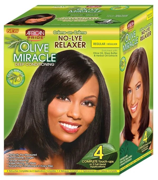 Olive Miracle No-Lye Relaxer Kit Regular
