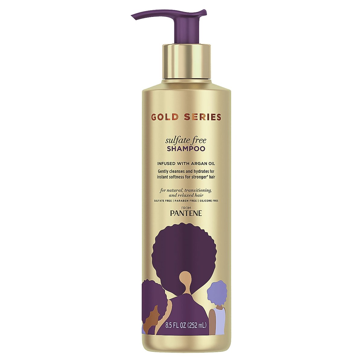 Pantene Gold Series S/Free Shampoo 8.5Oz