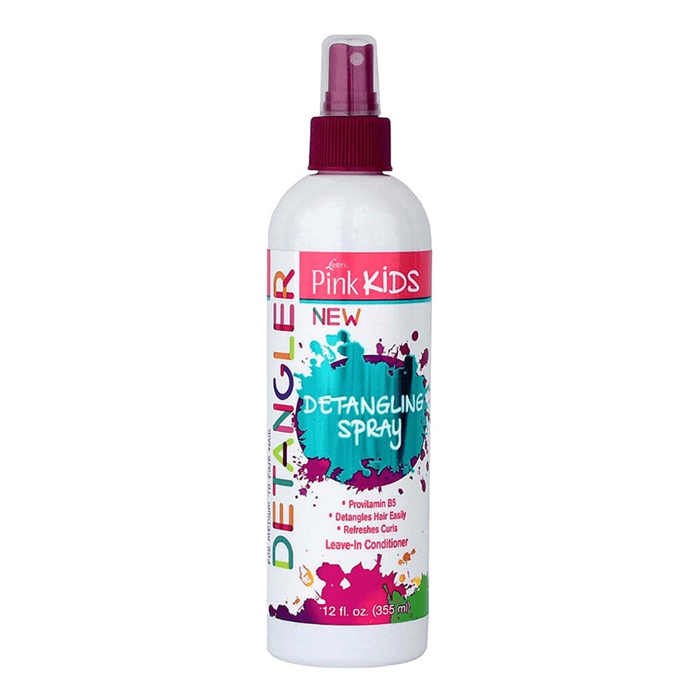 Pink Kids Detangler Spray 12Oz
