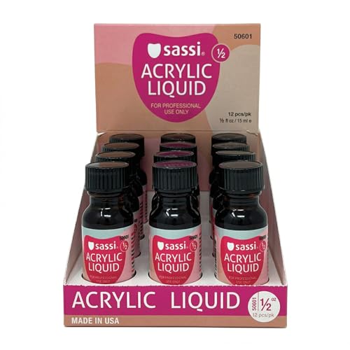 Sassi Acrylic Liquid 1/2Oz (12Pcs/Pk)