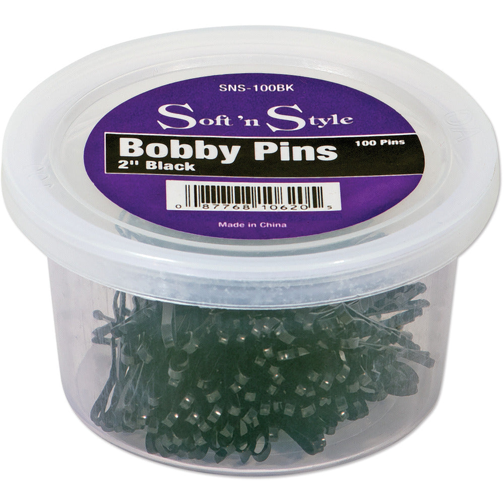 Bobby Pins Black 100ct Jar