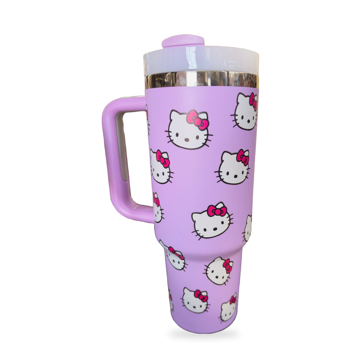 Stanley 40 oz Quencher H2.0 FlowState Tumbler — Lavender Hello Kitty