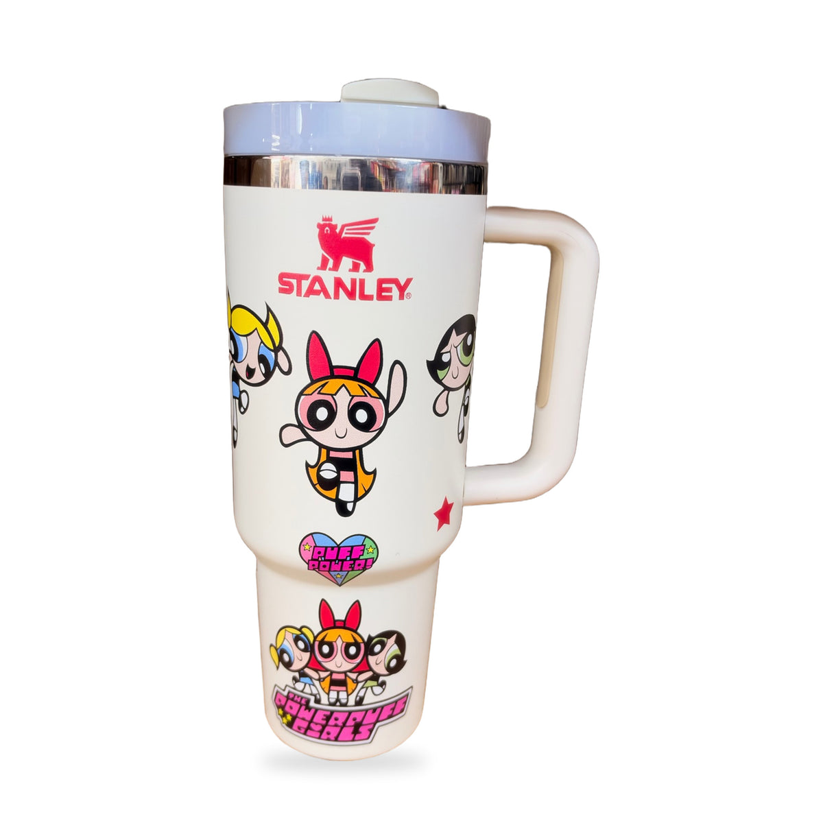 Stanley 40 oz Quencher H2.0 FlowState Tumbler — Cream Powerpuff Girls