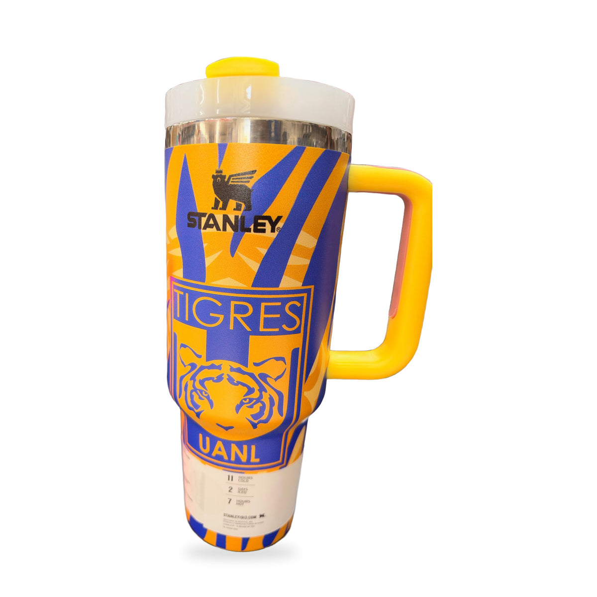 Stanley 40 oz Quencher H2.0 FlowState Tumbler — Tigres UANL Gold & Blue