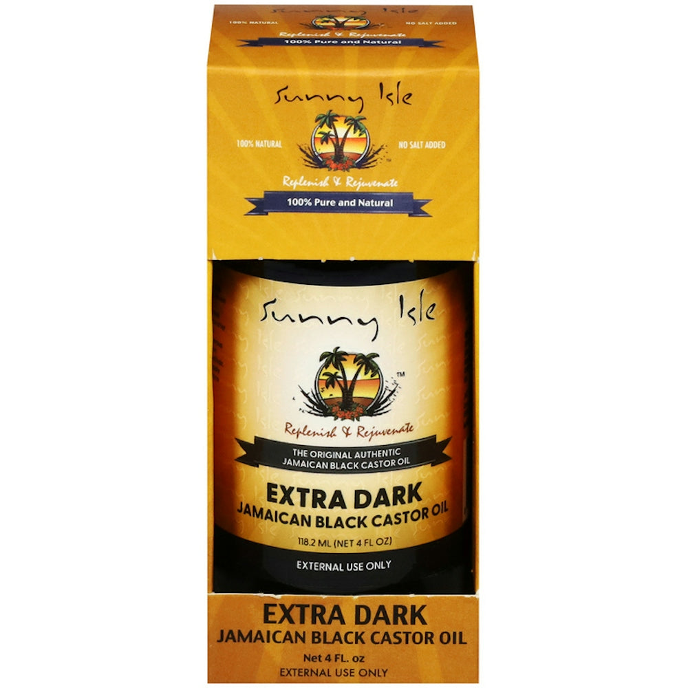 Sunny Isle Ex Dark Black Castor Oil 4Oz