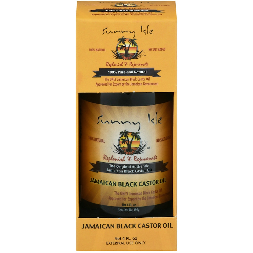 Sunny Isle Regular Black Castor Oil 4Oz