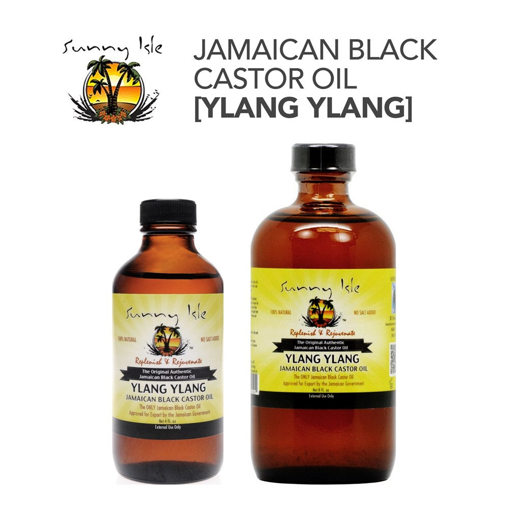 Sunny Isle Ylangylang Black Castor Oil 4Oz