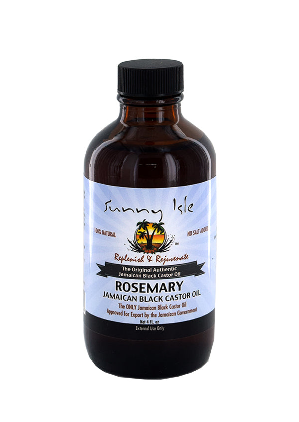 Sunny Isle Rosemary Blk Castor Oil 4Oz