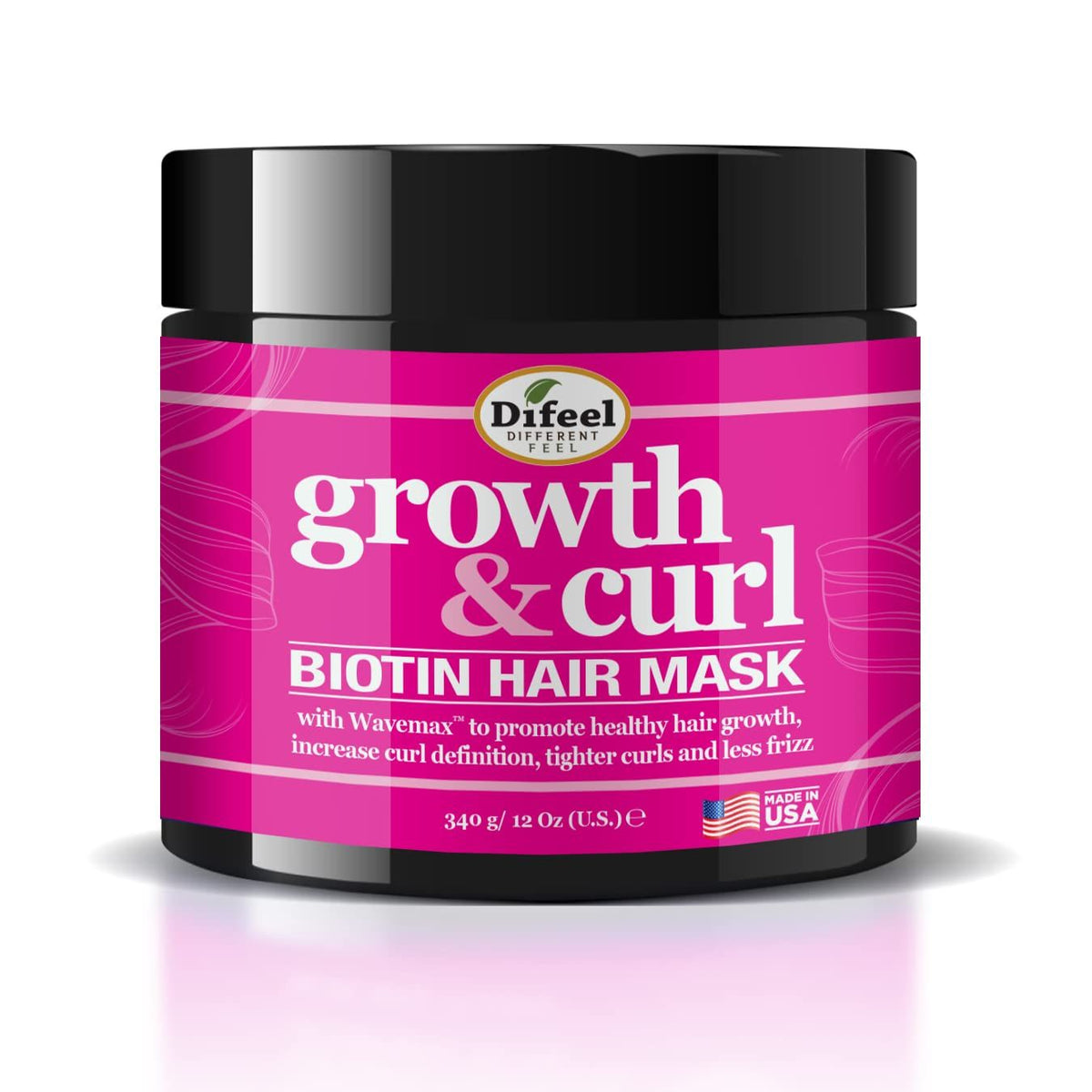 Difeel Growth&Curl Biotin Hair Mask 12Oz