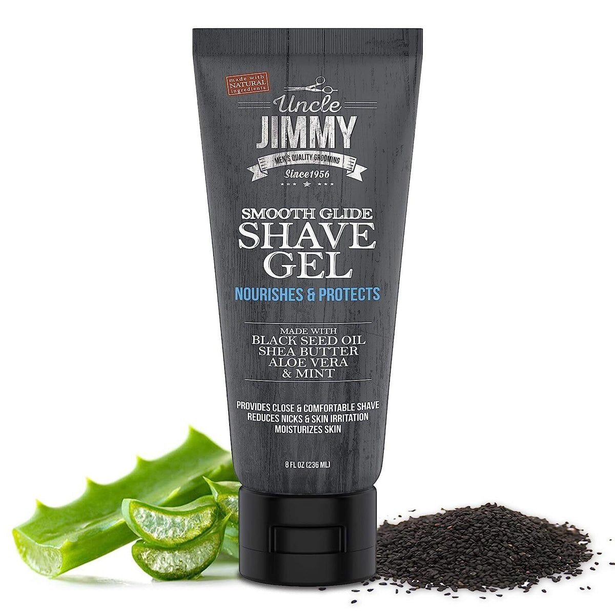 Uncle Jimmy Shave Gel 8Oz
