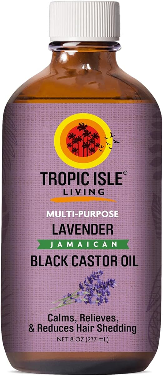 Tropic Isle Lavender B Castor Oil 8Oz