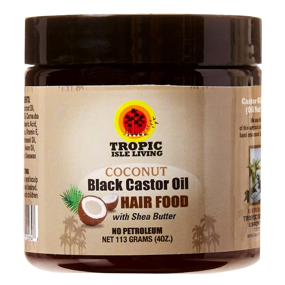 Tropic Isle Coconut B Castor Oil Hair Food 4Oz