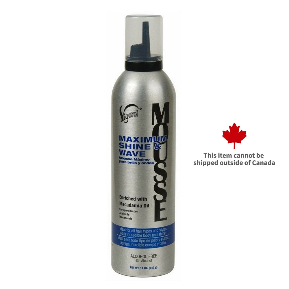 Vigorol Mousse Max Shine 12Oz