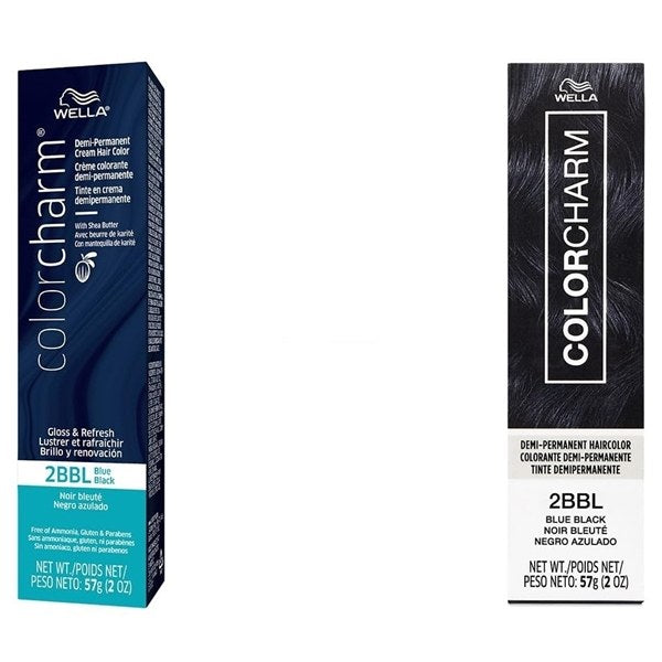 Wella Color Charm Demi Permanent 2BBL Blue Black 2 oz